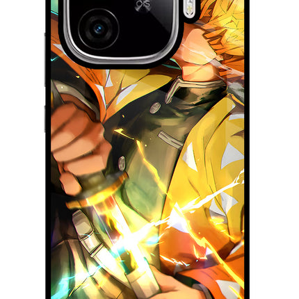 Demon Slayer iQOO Neo 10R 5G Glass Case