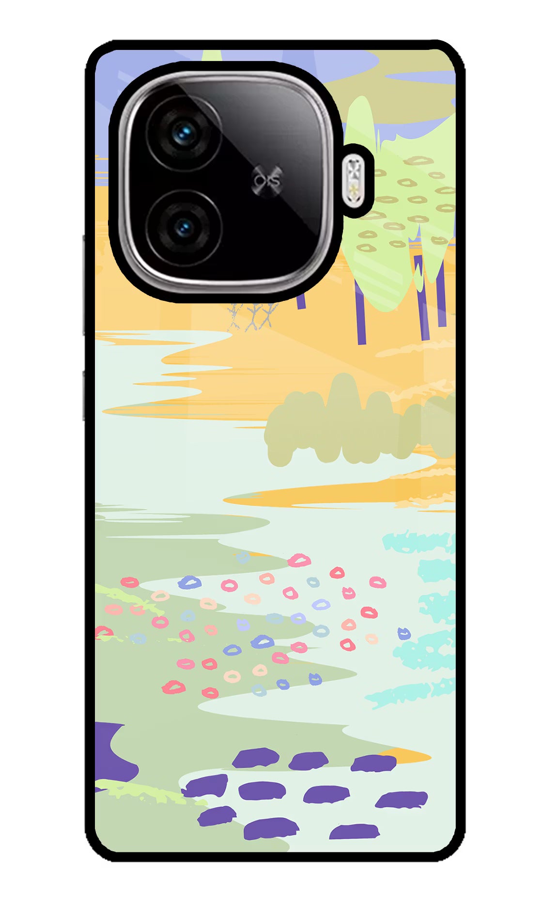 Scenery iQOO Neo 10R 5G Glass Case Back Cover by Casekaro