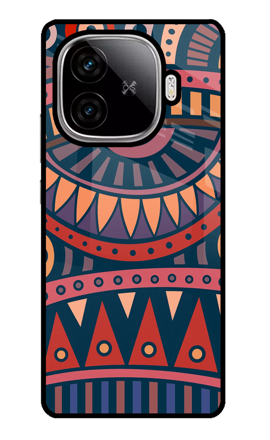African Culture Design iQOO Neo 10R 5G Glass Case