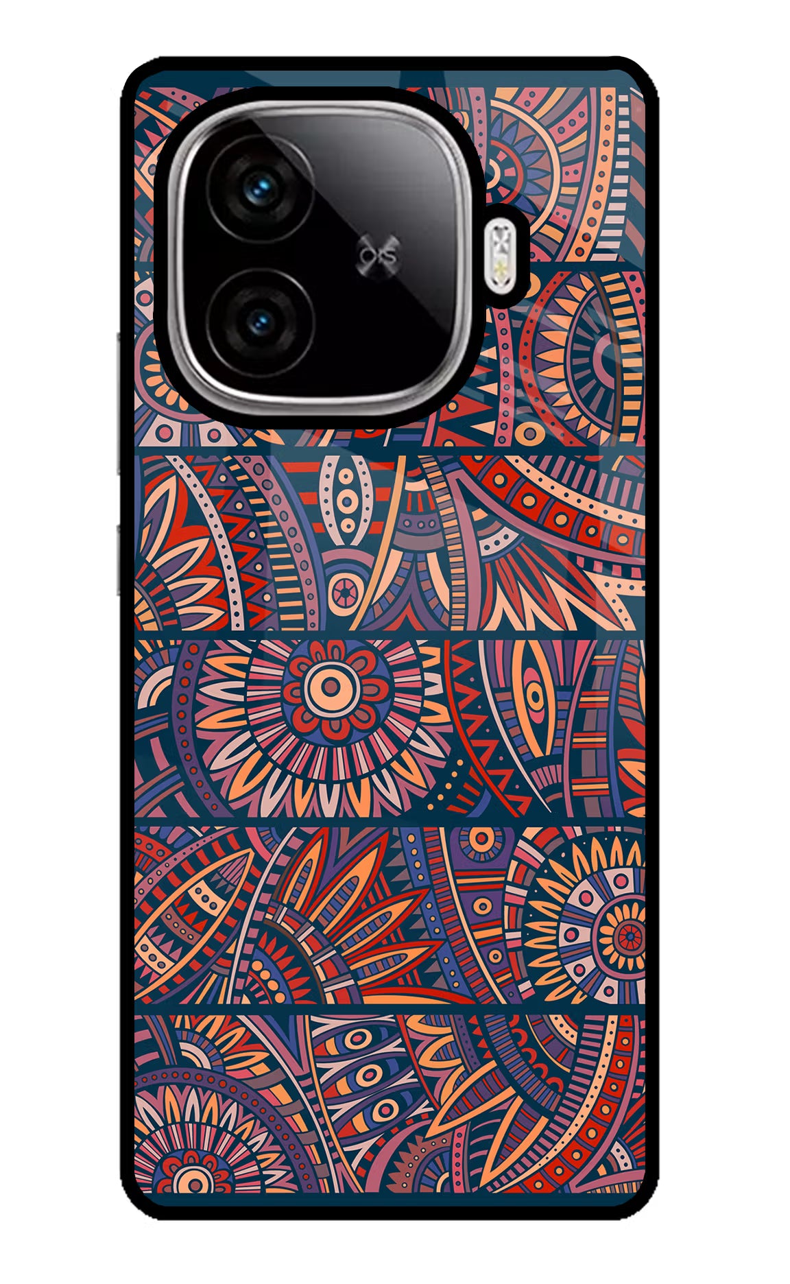 African Culture Design iQOO Neo 10R 5G Glass Case Back Cover by Casekaro