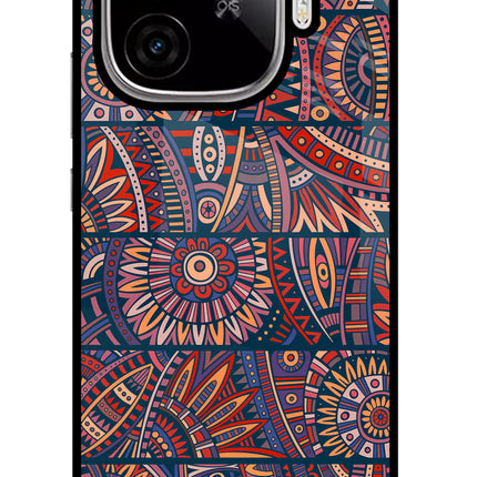 African Culture Design iQOO Neo 10R 5G Glass Case Back Cover by Casekaro