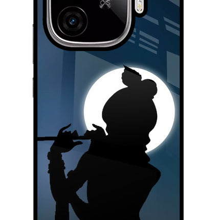 Shri Krishna Silhouette iQOO Neo 10R 5G Glass Case
