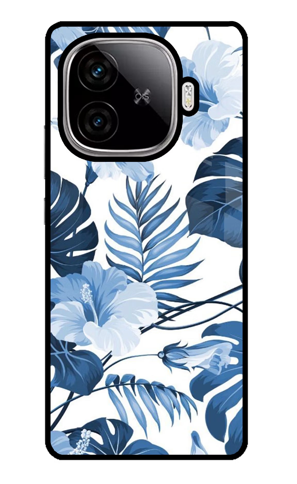 Fabric Art iQOO Neo 10R 5G Glass Case Back Cover by Casekaro