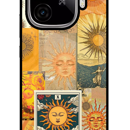 Sun iQOO Neo 10R 5G Glass Case Back Cover by Casekaro