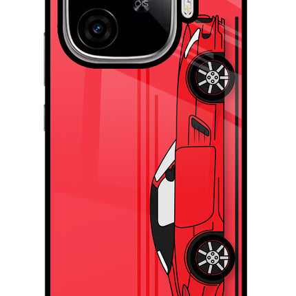 Red Velocity iQOO Neo 10R 5G Glass Case