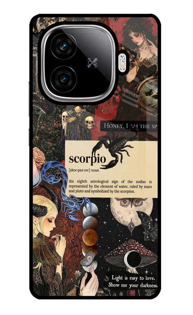 Scorpio Zodiac iQOO Neo 10R 5G Glass Case