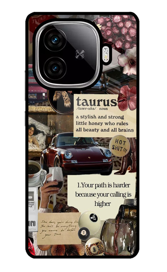 Taurus Zodiac iQOO Neo 10R 5G Glass Case