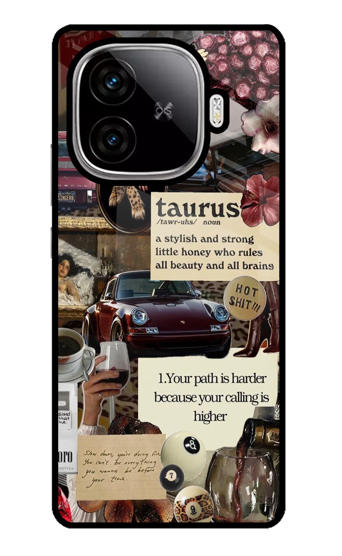 Taurus Zodiac iQOO Neo 10R 5G Glass Case Back Cover by Casekaro