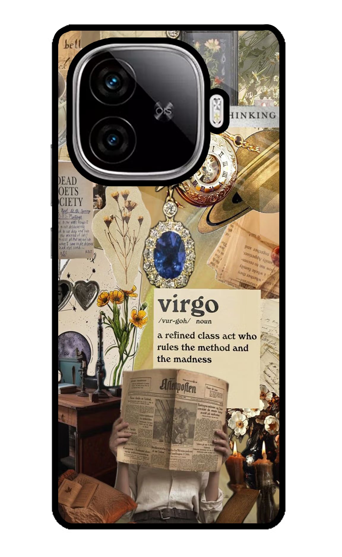 Virgo Zodiac iQOO Neo 10R 5G Glass Case Back Cover by Casekaro