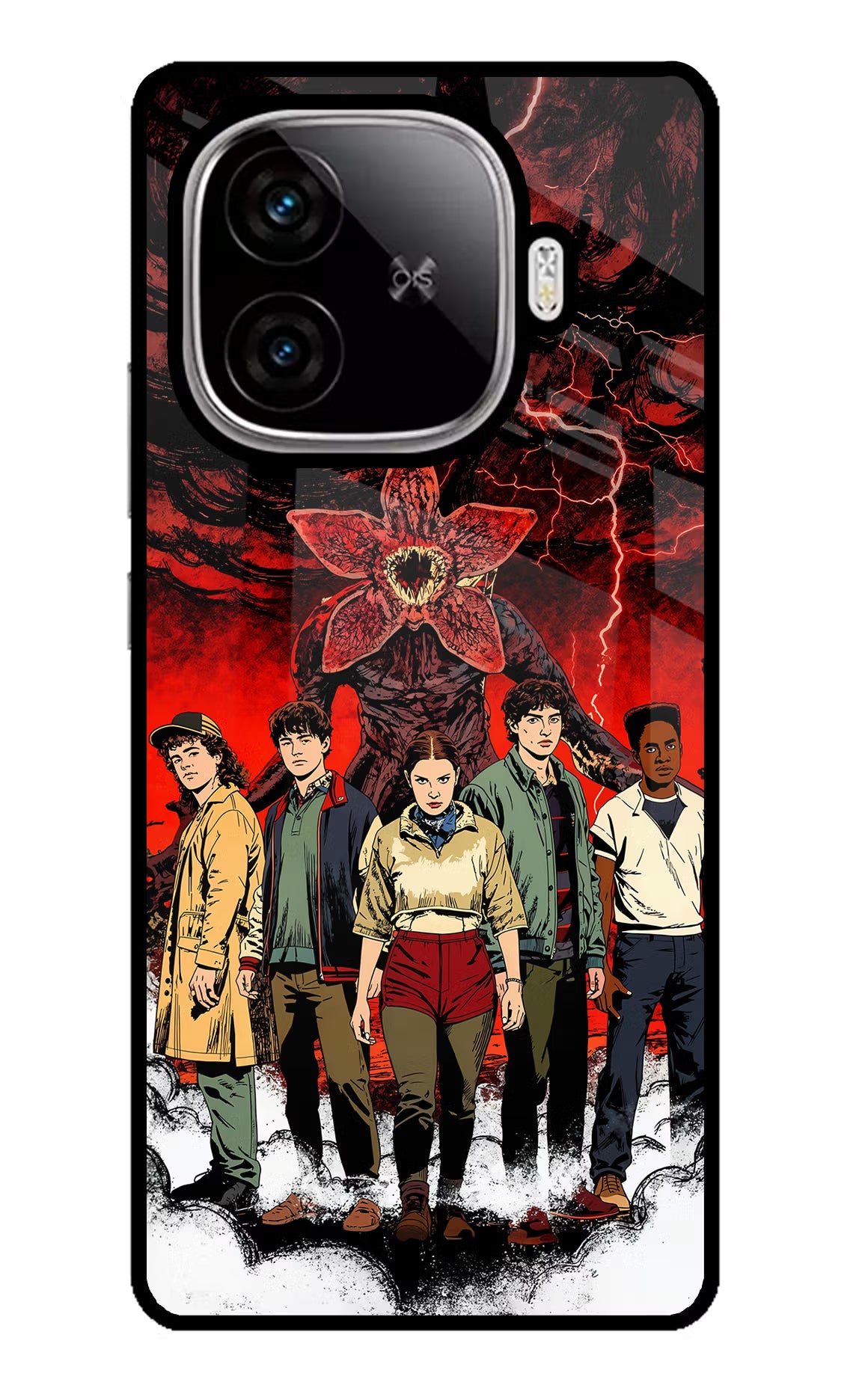 Ordinary Things Characters iQOO Neo 10R 5G Glass Case Back Cover by Casekaro