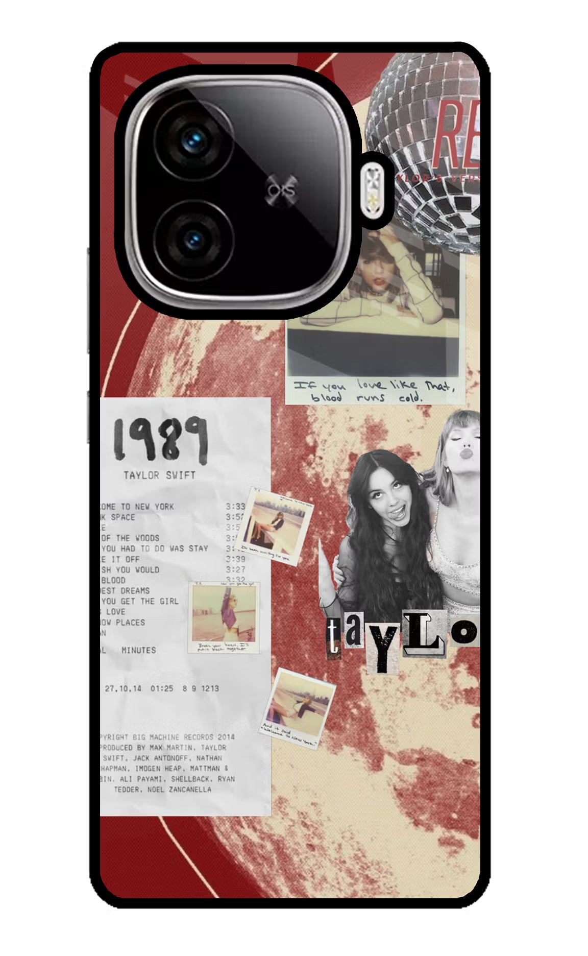 Taylor Swift iQOO Neo 10R 5G Glass Case Back Cover by Casekaro