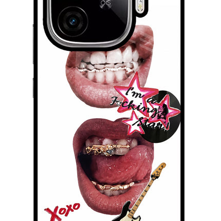Rockstar iQOO Neo 10R 5G Glass Case Back Cover by Casekaro