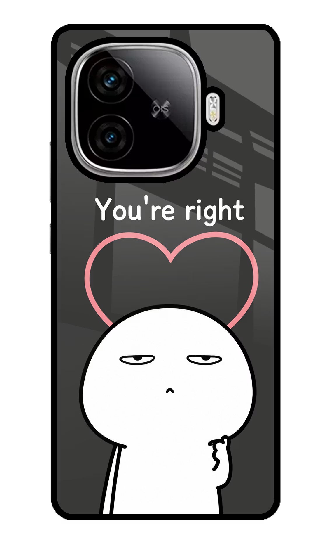 You're Right iQOO Neo 10R 5G Glass Case