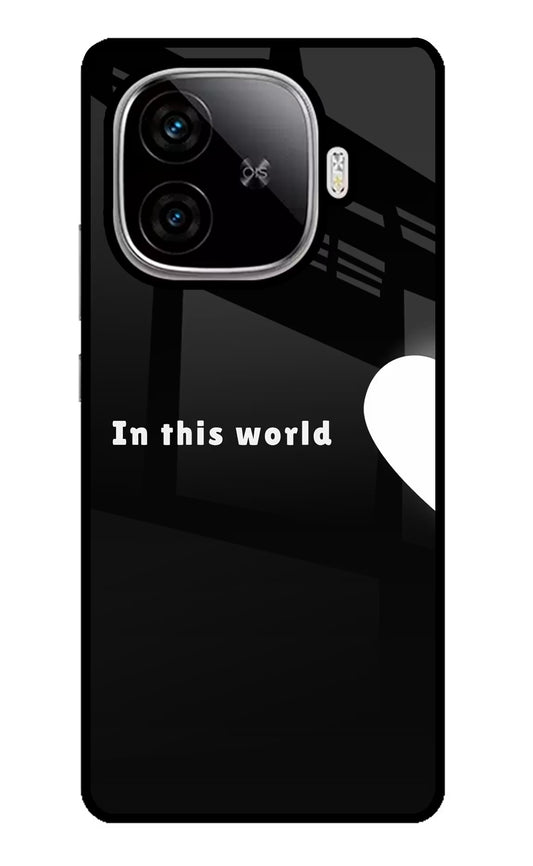 This World iQOO Neo 10R 5G Glass Case