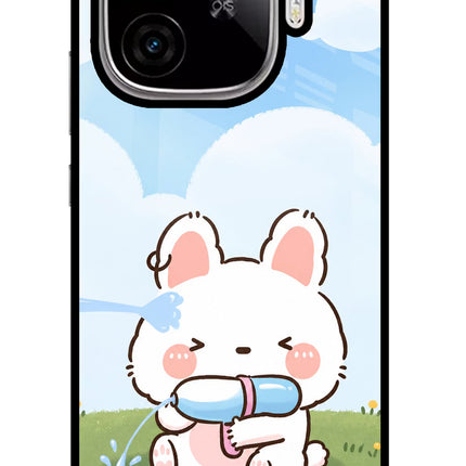 Bunny Treat iQOO Neo 10R 5G Glass Case