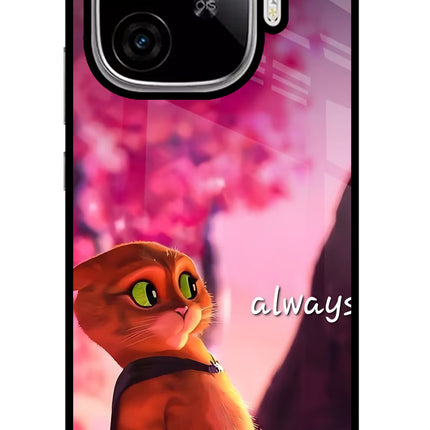 Always Cat iQOO Neo 10R 5G Glass Case