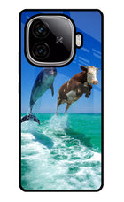 Dolphin vs Cow iQOO Neo 10R 5G Glass Case