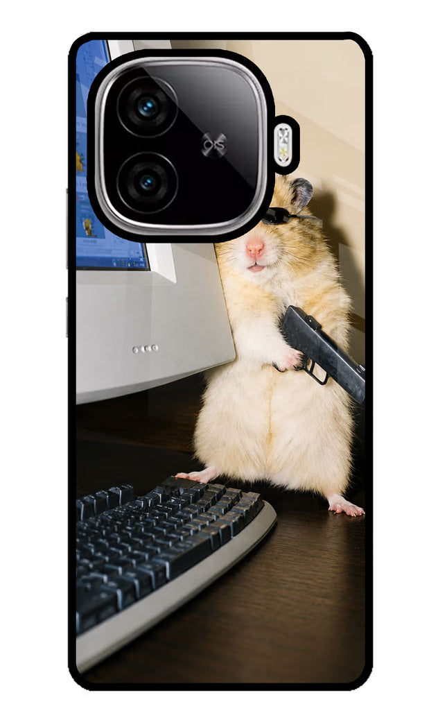 Hacker Hamster iQOO Neo 10R 5G Glass Case