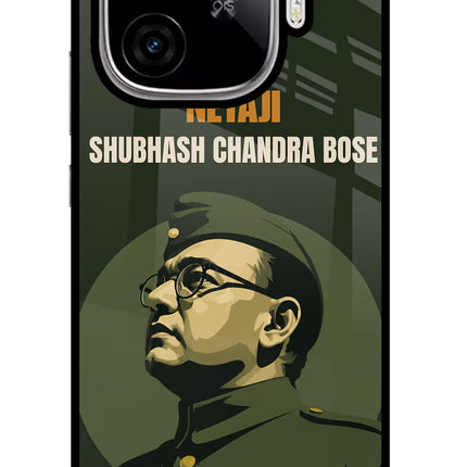 Netaji Legacy iQOO Neo 10R 5G Glass Case Back Cover by Casekaro