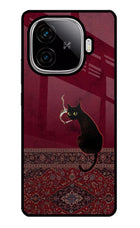 Midnight Cat iQOO Neo 10R 5G Glass Case