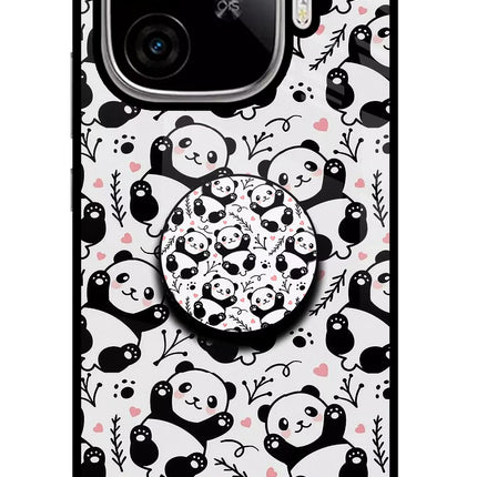 Cute Panda iQOO Neo 10R 5G Pop Case by Casekaro