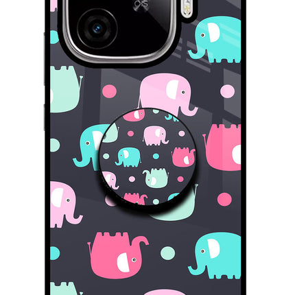 Baby Elephants iQOO Neo 10R 5G Pop Case by Casekaro