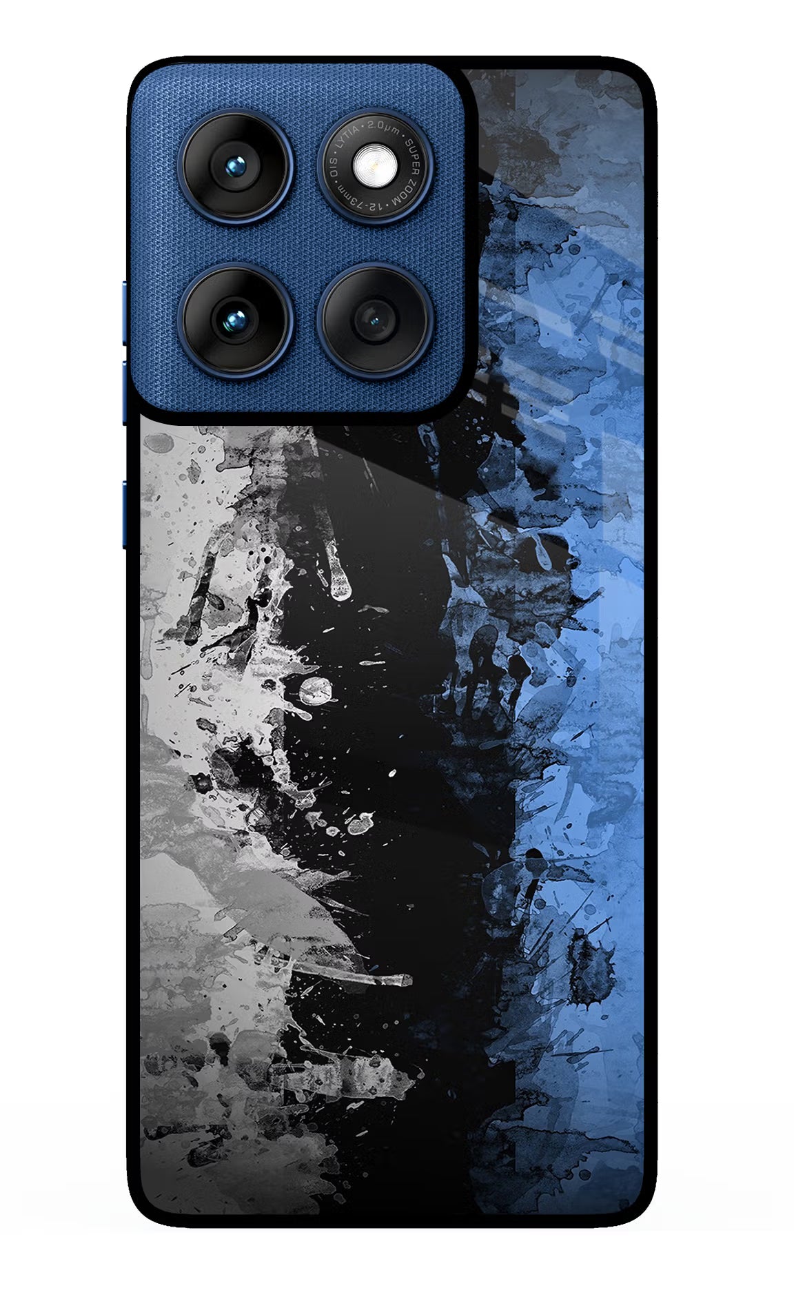 Artistic Design Moto Edge 60 Glass Case Back Cover by Casekaro