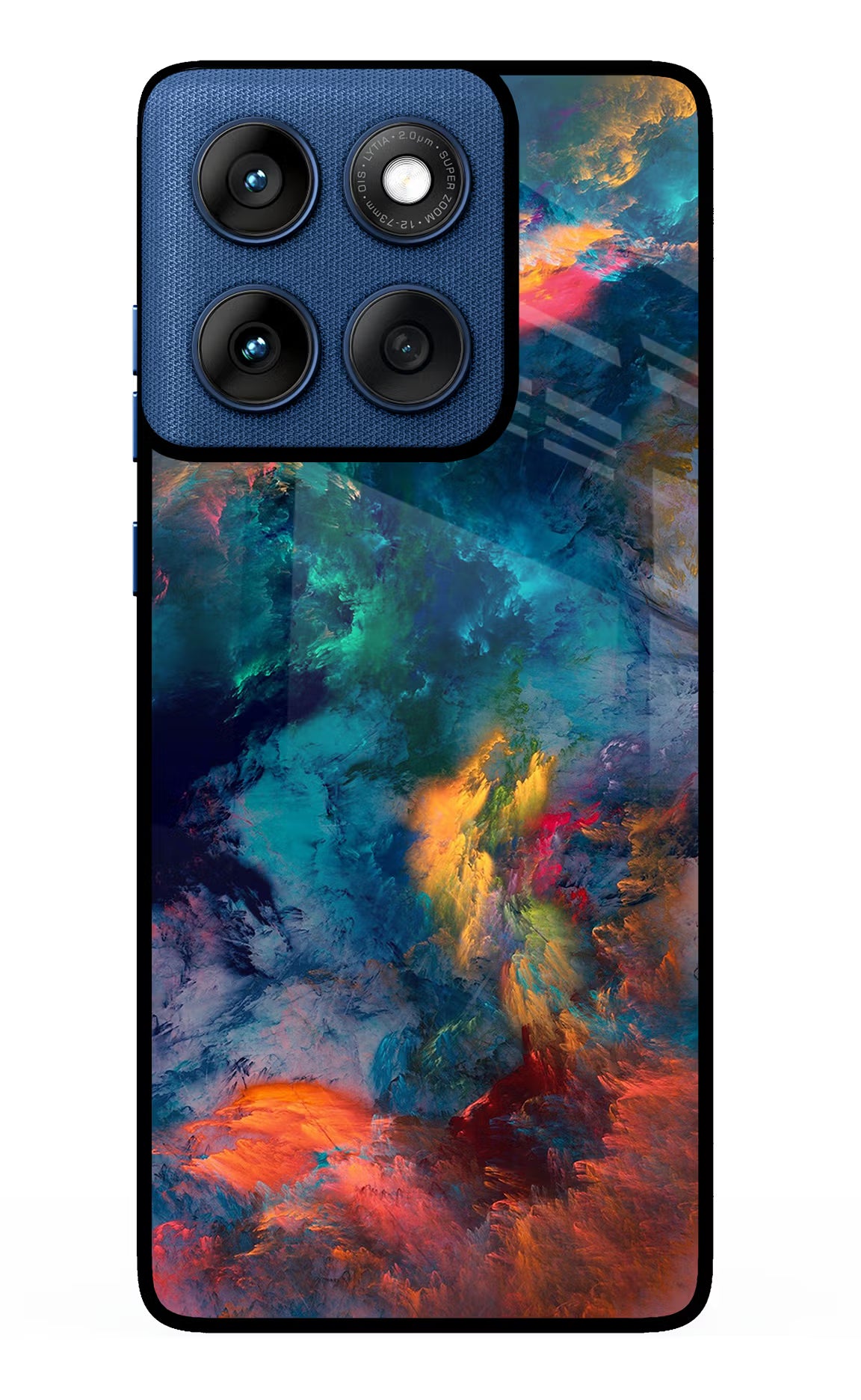 Artwork Paint Moto Edge 60 Glass Case Back Cover by Casekaro