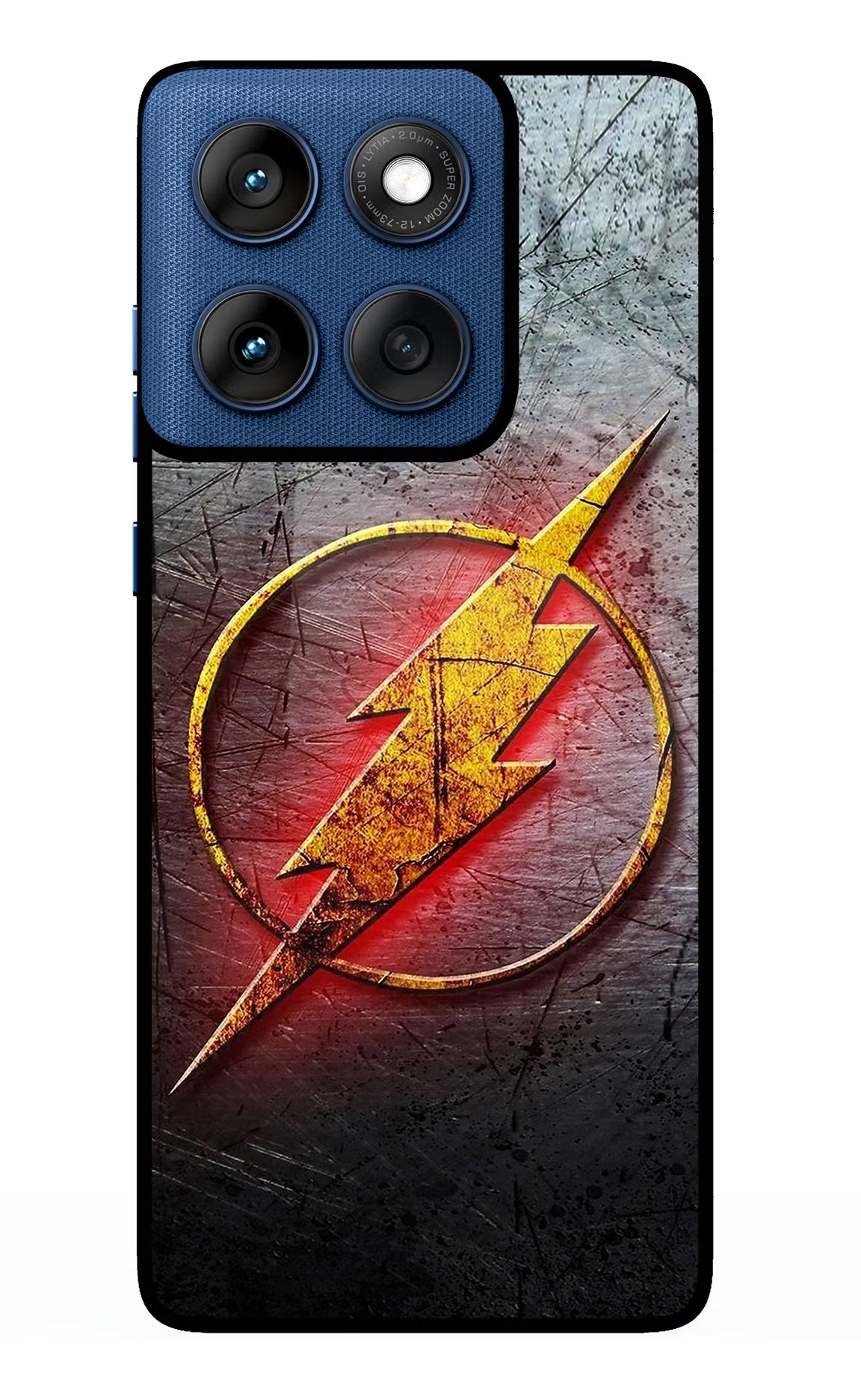 Flash Moto Edge 60 Glass Case Back Cover by Casekaro