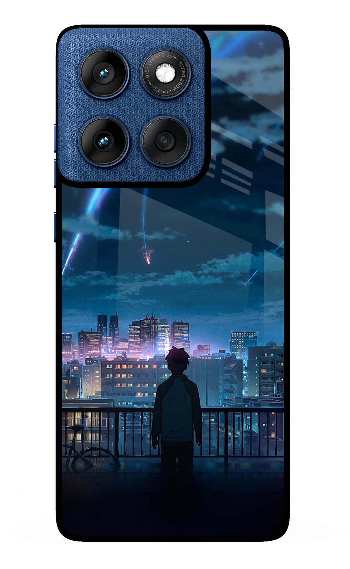 Anime Moto Edge 60 Glass Case Back Cover by Casekaro