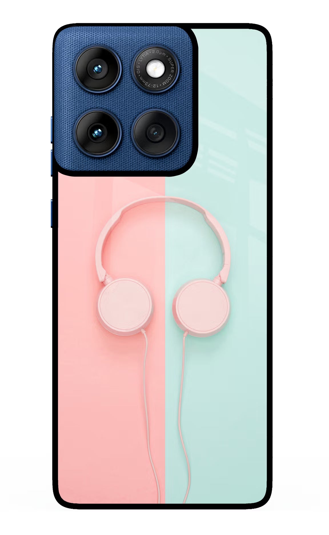 Music Lover Moto Edge 60 Glass Case Back Cover by Casekaro