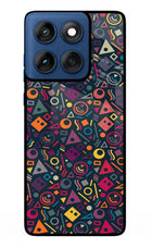Geometric Abstract Moto Edge 60 Glass Case