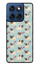 Pug Dog Moto Edge 60 Glass Case