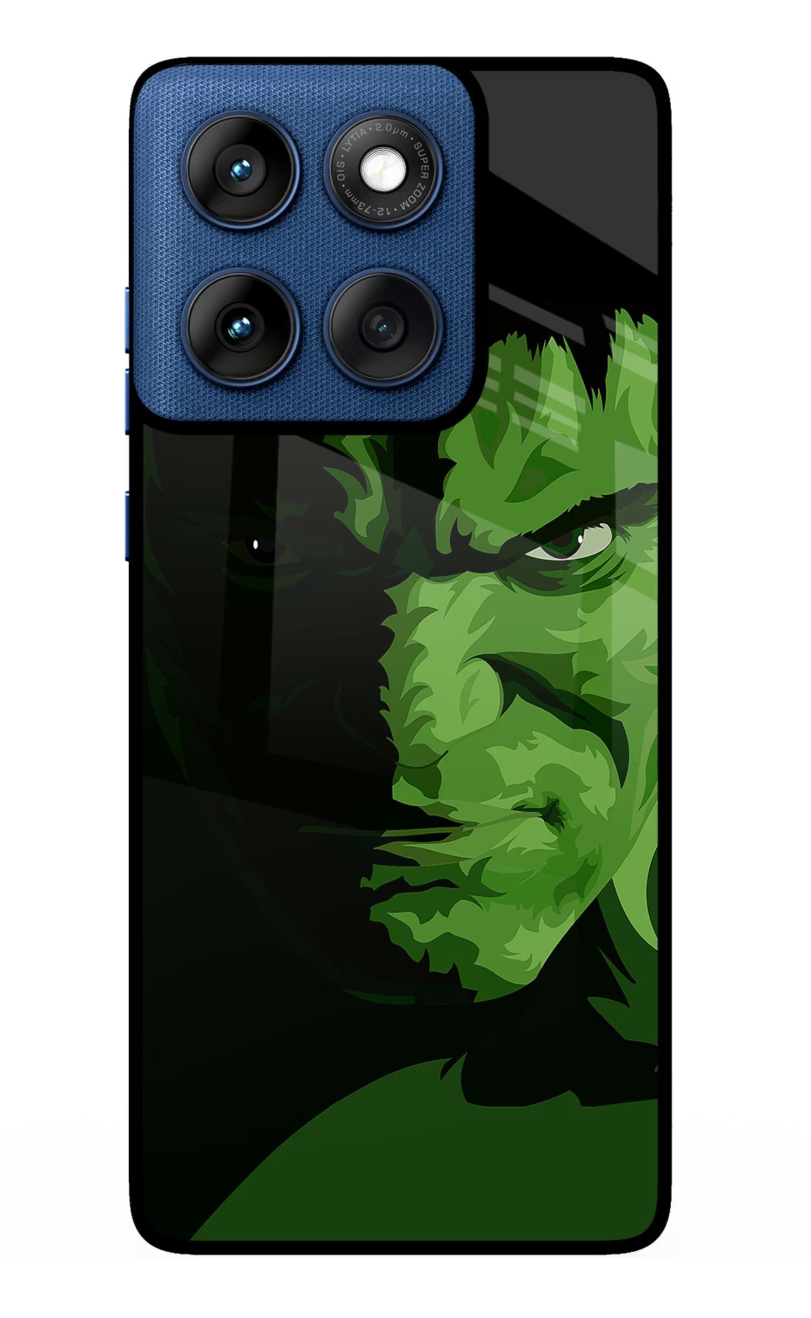 HULK Moto Edge 60 Glass Case Back Cover by Casekaro