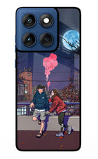 Chilling Couple Moto Edge 60 Glass Case