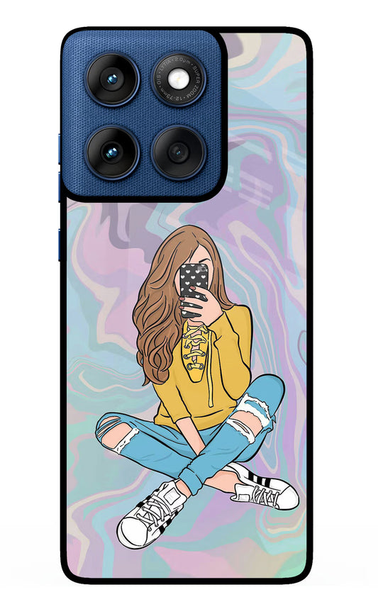 Selfie Girl Moto Edge 60 Glass Case
