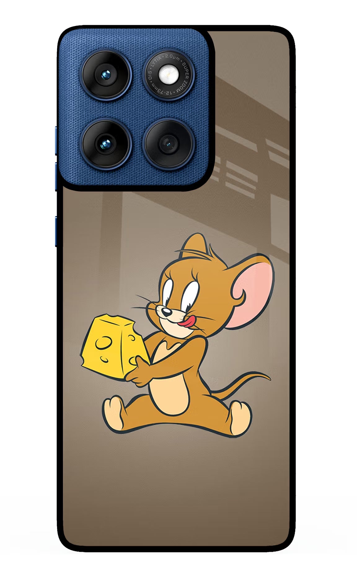 Jerry Moto Edge 60 Glass Case Back Cover by Casekaro