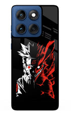 Naruto Two Face Moto Edge 60 Glass Case