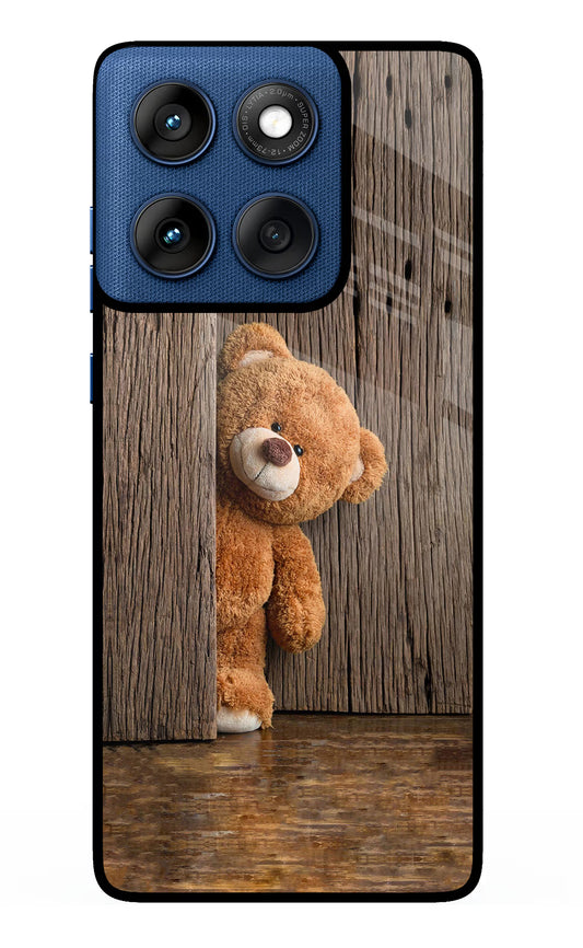 Teddy Wooden Moto Edge 60 Glass Case