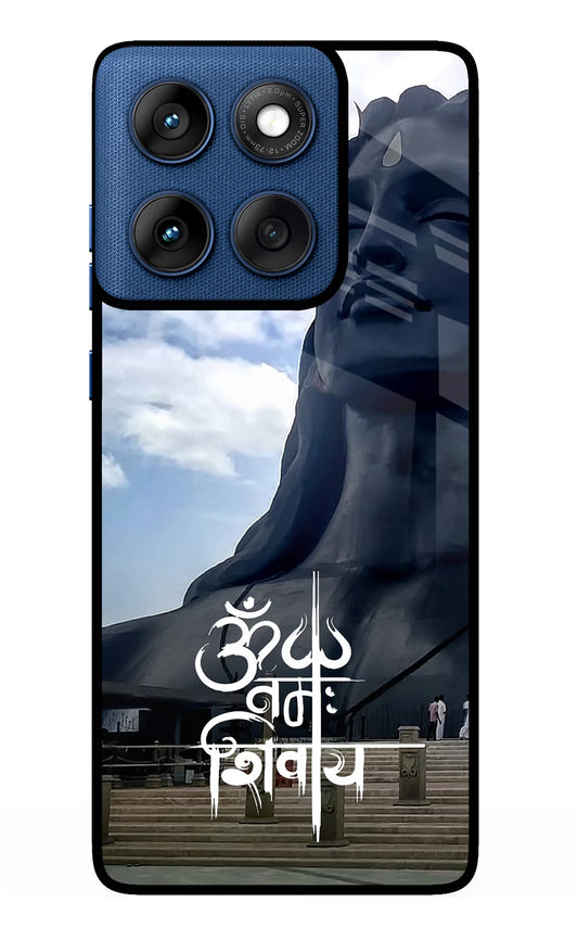 Om Namah Shivay Moto Edge 60 Glass Case
