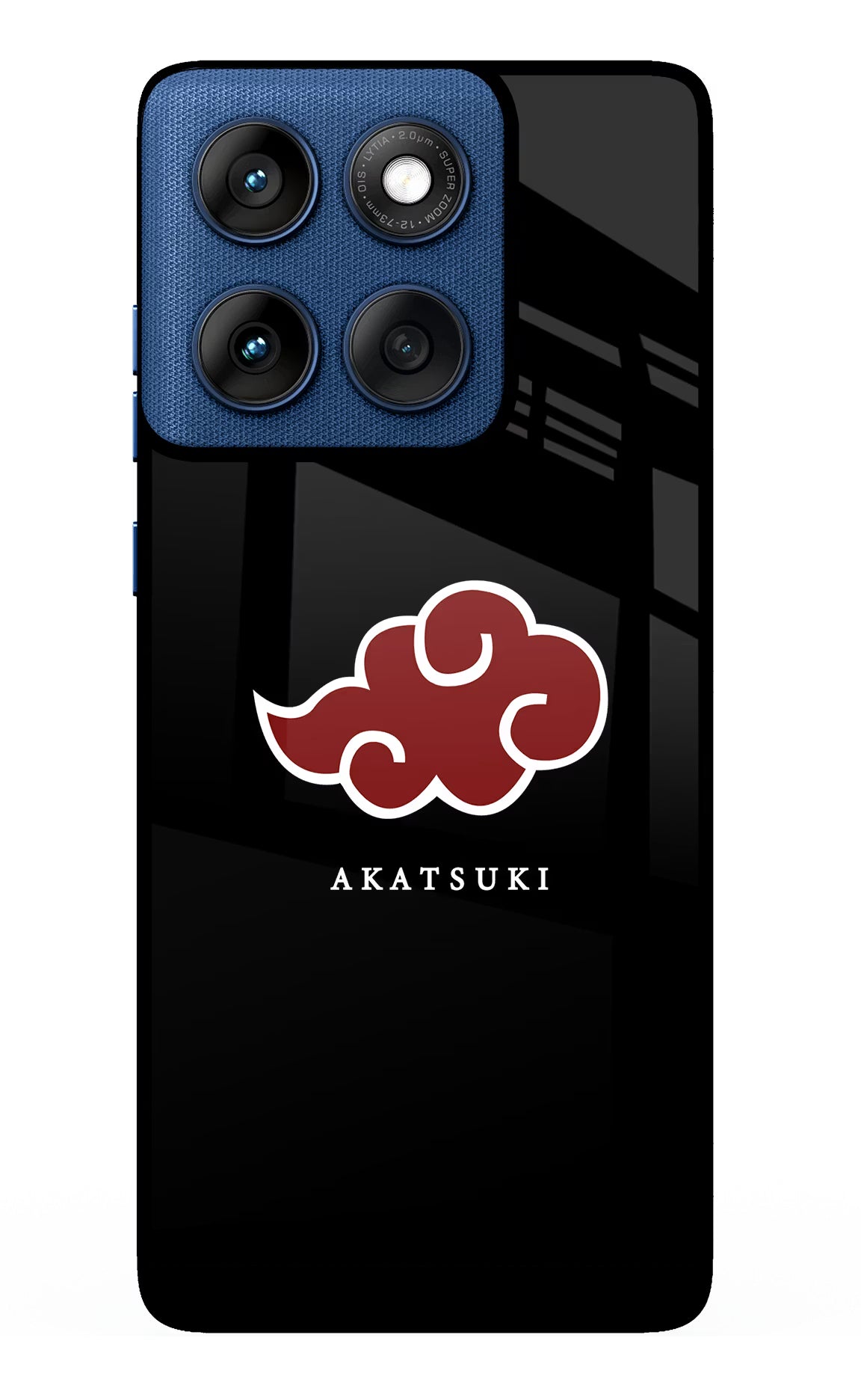 Akatsuki Moto Edge 60 Glass Case Back Cover by Casekaro