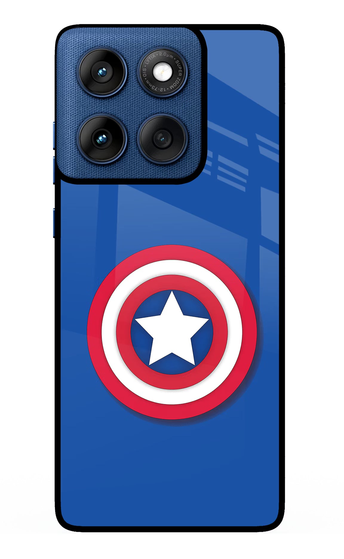 Shield Moto Edge 60 Glass Case Back Cover by Casekaro