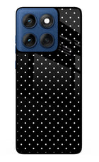 White Dots Moto Edge 60 Glass Case