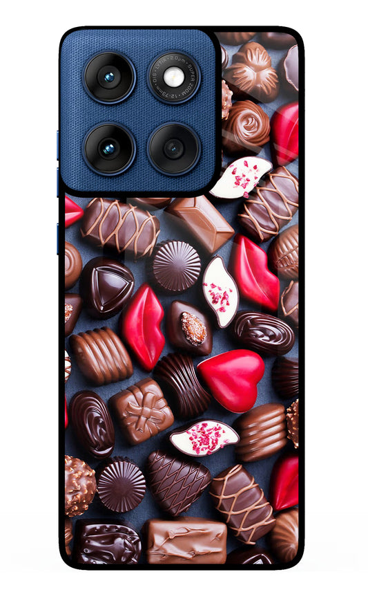 Chocolates Moto Edge 60 Glass Case
