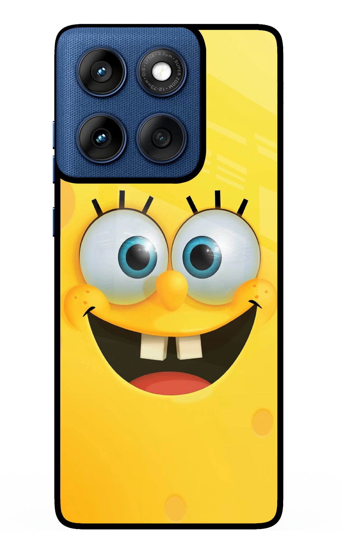 Sponge 1 Moto Edge 60 Glass Case Back Cover by Casekaro