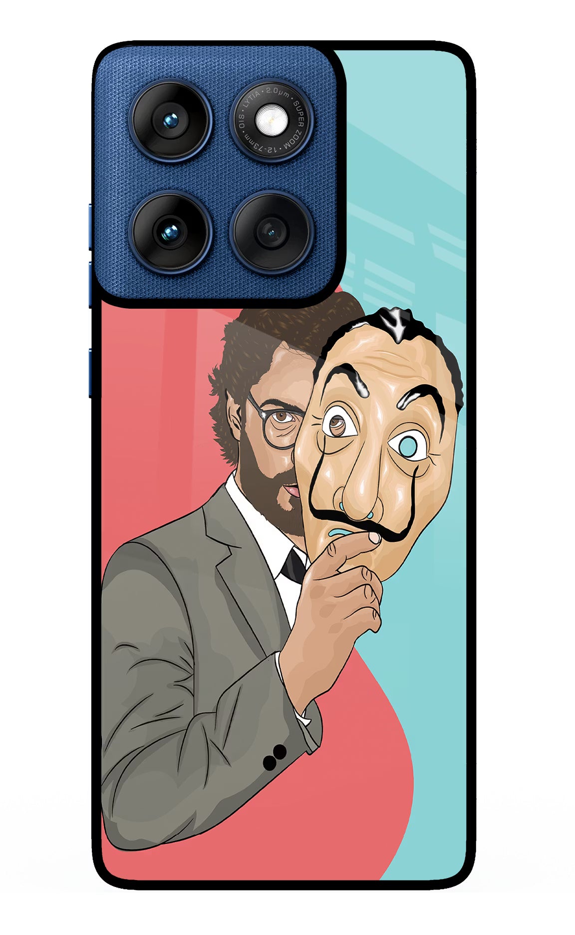 Professor Moto Edge 60 Glass Case Back Cover by Casekaro