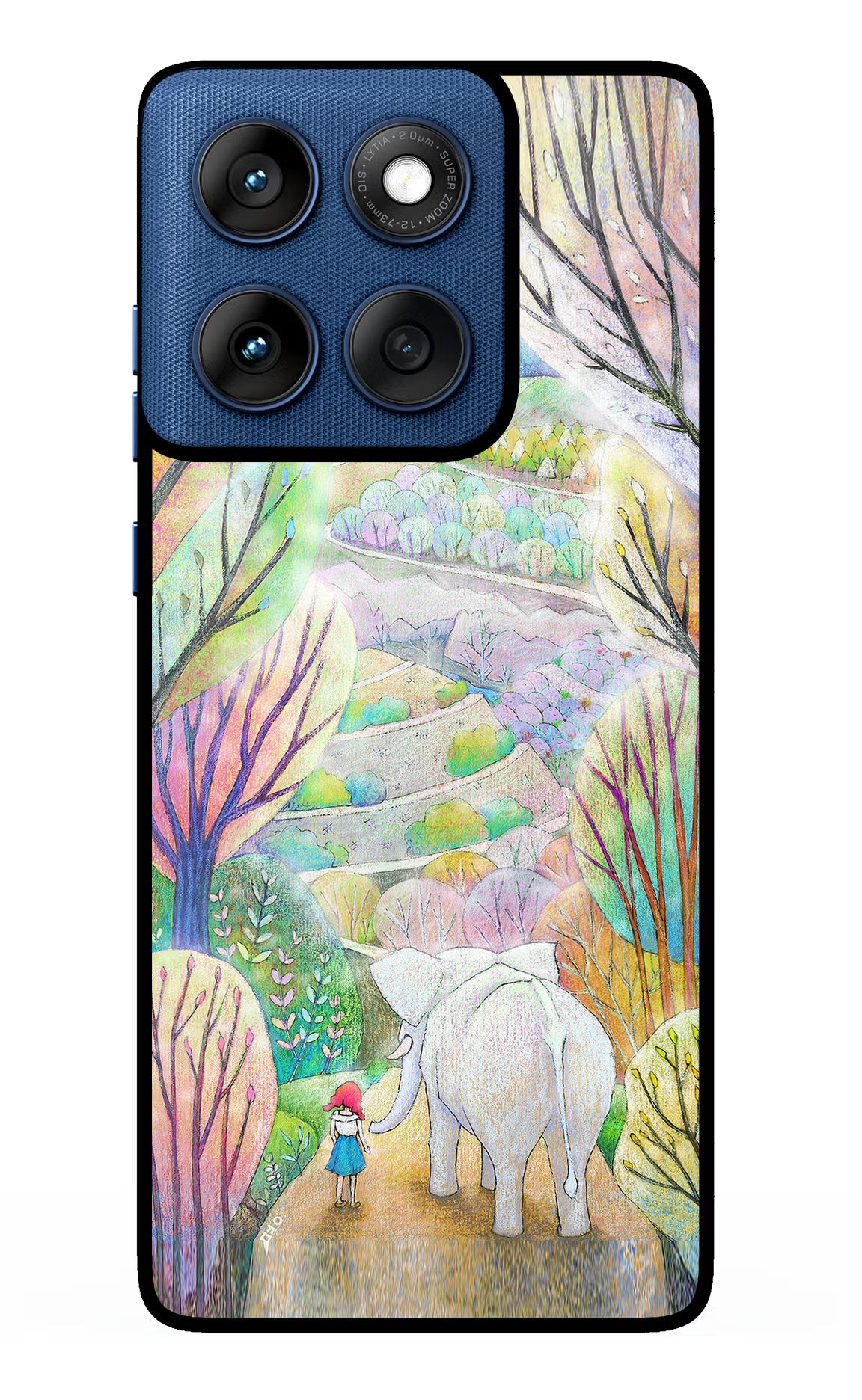 Nature Painting Moto Edge 60 Glass Case