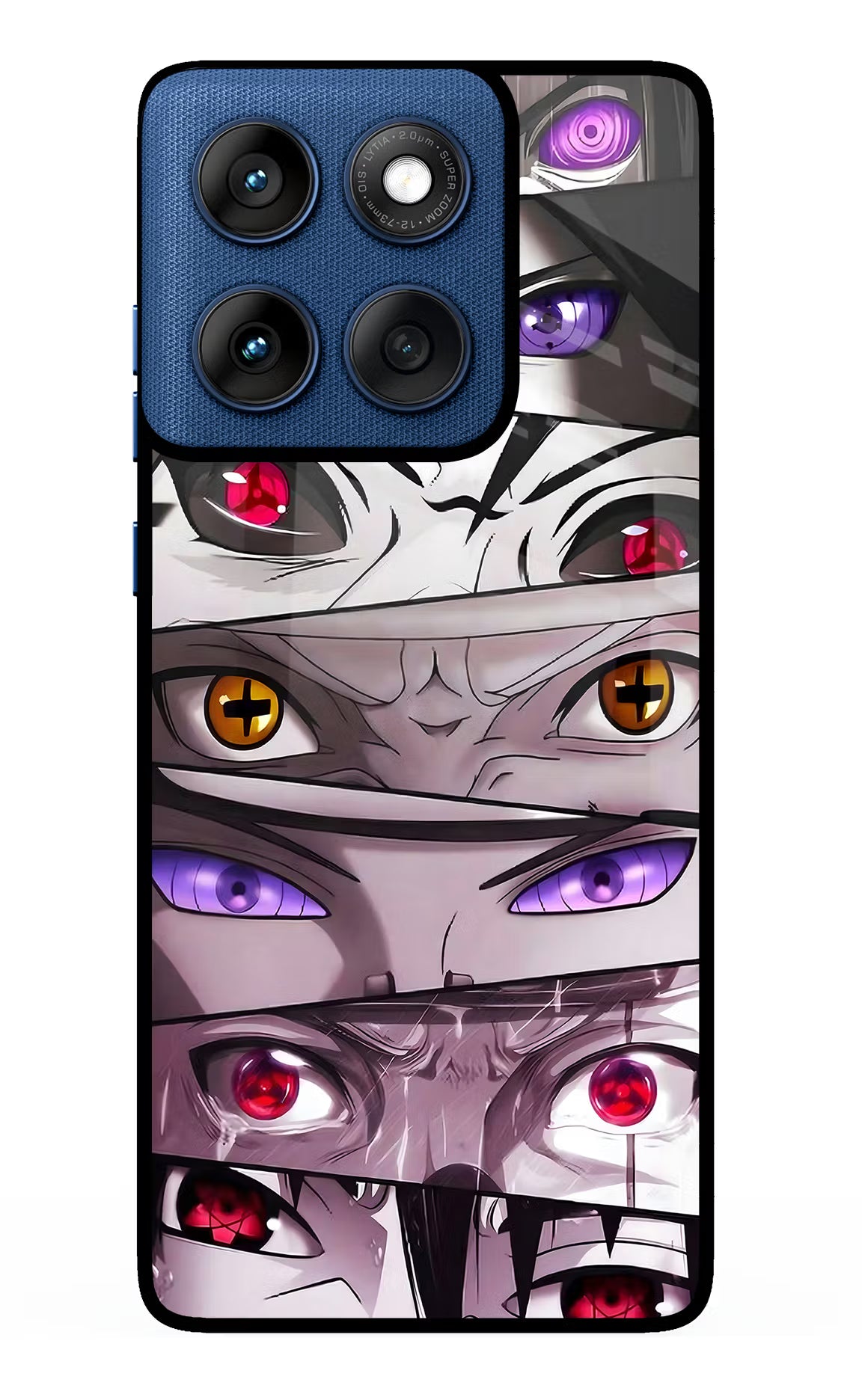 Naruto Anime Moto Edge 60 Glass Case Back Cover by Casekaro