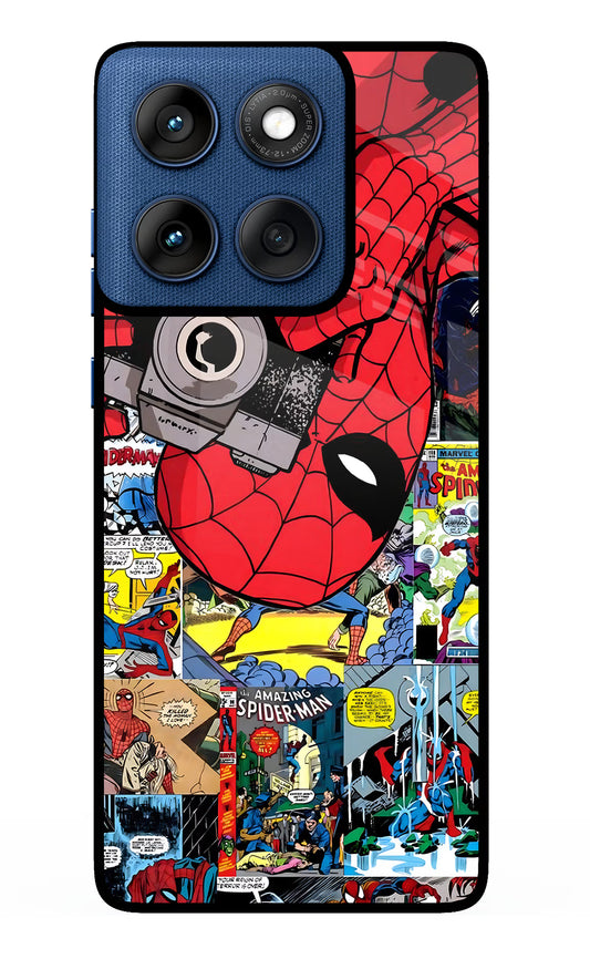 Spider Man Moto Edge 60 Glass Case