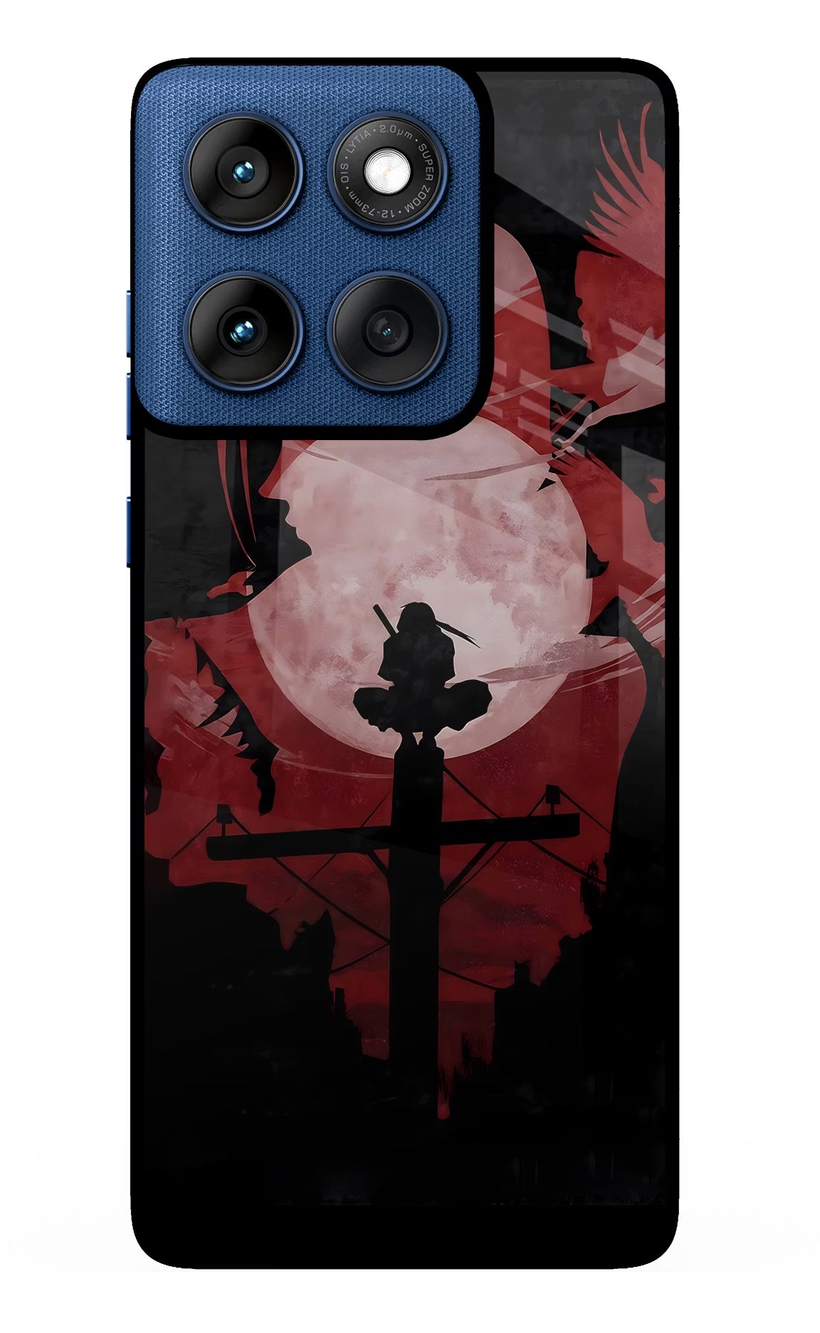 Naruto Anime Moto Edge 60 Glass Case Back Cover by Casekaro